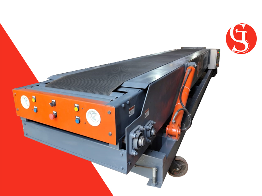 Telescopic Belt Conveyor for Loading Unloading 14ft container